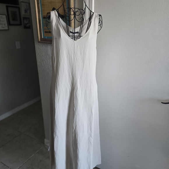 Peruvian Connection Cream V-Neck Maxi Dress - Picture 3 of 7